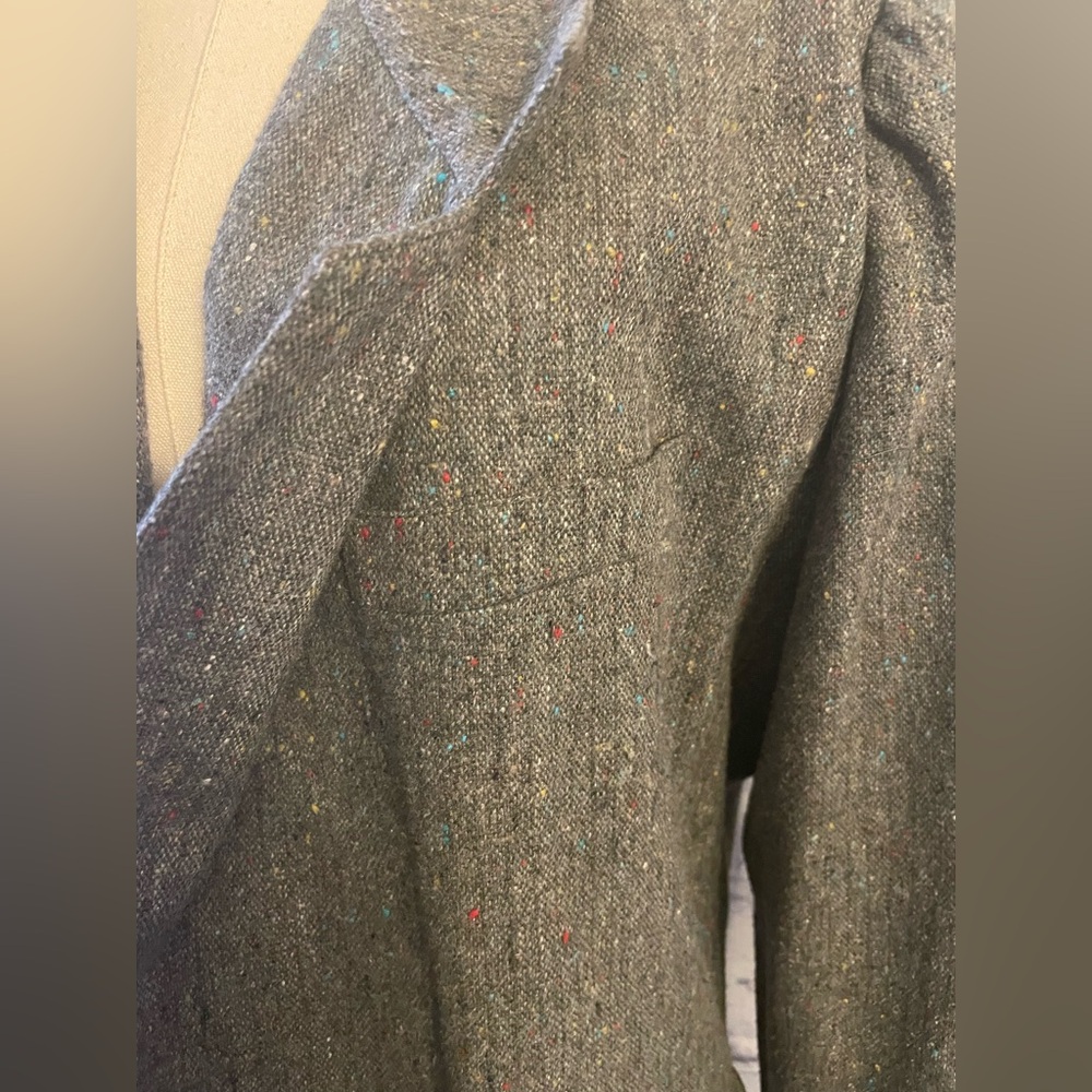 TOGETHER Women’s 2 PC Suit Gray Speckled Wool Blend Tweed  Size 14 - Picture 12 of 16